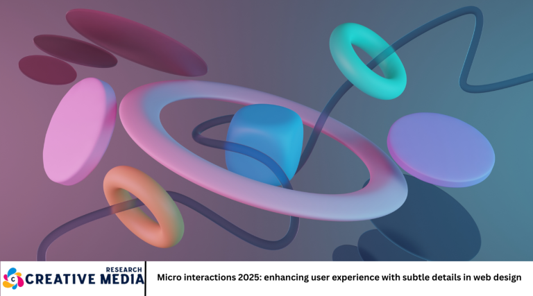 Micro interactions 2025: еnhancing user experience with subtle details in web design